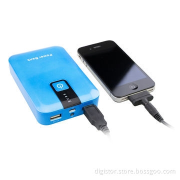High Capacity Power Bank, Dual USB 10,400mAh, Charge to iPhone, iPad MP3/4 Players